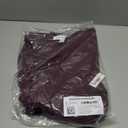 Amazon Essentials Women's Cap Sleeve Boat-Neck Faux Wrap Dress (Medium, Burgundy)