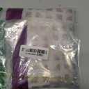 jinchan Belrose Linen Floral Kitchen Curtains 24 inch Length Embroidered Farmhouse Cafe Curtains for Living Room Bathroom Small Windows Curtain Set Sheer Light Filtering 2 Panels White