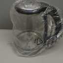 Amazon Basics Electric Kettle with Glass Carafe for Tea and Coffee, BPA-Free, Fast Boiling, Auto Shut-Off, 1.7 Liter, 1500W, Black and Silver (1.8 Quarts)