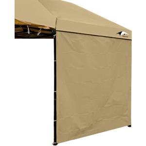 Sun Side Walls for 10x10 Pop up Tent, Instant Canopy Shade Removeable Sidewalls, UPF50+ Waterproof, Khaki
