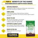HARRIS Diatomaceous Earth Food Grade 10.5 LB, OMRI Certified, No additives or fillers
