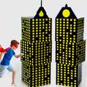 6 Pcs Large Hero Party Favor Boxes 11 Inch Skyscraper City Gift Hero Theme Candy Treat Boxes City Skyline Buildings Heroes Centerpiece for Boys Girls Birthday Party Decoration(Bright Color)