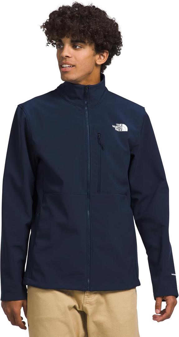 The North Face Men's Apex Bionic 3 Jacket (Standard & Big Size) - Wind Resistant, Water Repellent, Classic Fit Winter Coat, Summit Navy, Large