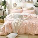 Love's cabin Dusty Rose Pink Full Size Comforter Set - Full Comforter Set, 3 Pieces Cute Floral Bedding Sets for All Seasons,1 Soft Reversible Botanical Flowers Comforter and 2 Pillow Shams (Full (79"x90"), 06 - Dusty Rose)