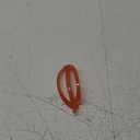 Camila Paris CP3121 French Hair Barrette Clip, Flexible Ponytail Holder No Metal Parts, Strong Hold Grip Hair Clips for Women, No Slip and Durable Styling Girls Hair Accessories, Made in France (Light Red 4.5")