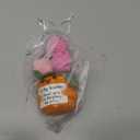 Teacher Appreciation Gifts, Mini Crochet Tulip Flowers with Thank You Card, Teachers Gifts for Women, Gift for Birthday Graduation Back to School Thanksgiving Halloween Christmas, Desk Decor