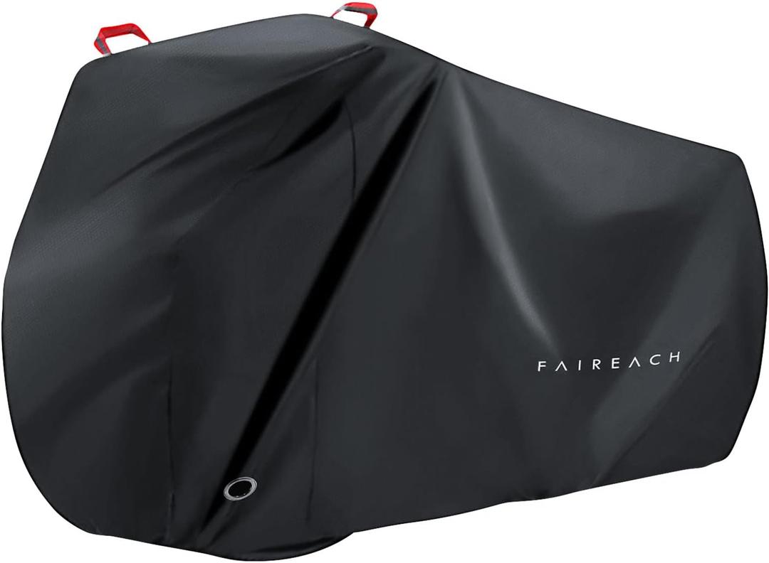Bike Cover Waterproof Outdoor, Anti Dust Rain Snow UV Bicycle Cover with Lock Holes & Storage Bag, Bike Rain Cover for Mountain, Road & Dirt Bike