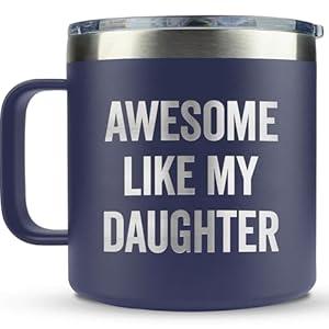 Christmas Gifts for Dad, Men - Gifts for Dad from Daughter, Son - Dads Birthday Gift Ideas, Happy Birthday gifts for Dads, Fathers - Best Dad Ever Gift, Present for dads, Fathers - 14 Oz dad Mug