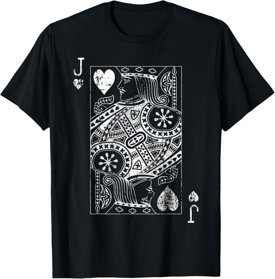 Jack of Hearts Vintage Card T-Shirt