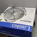 Lasko Wind Machine Fan, Air Circulator Fan with 3 Speeds, 20" Model 3300, White