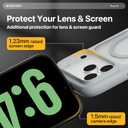 MAGEASY Compatible with iPhone 17 6.3" Case with Crossbody Strap - 16ft Drop Protection, Compatible with MagSafe | Roam M (Transparent)