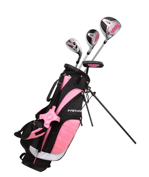 PRECISE XDJ JUNIOR GOLF CLUB SET, RIGHT & LEFT HAND, MULTIPLE AGE GROUPS & COLORS