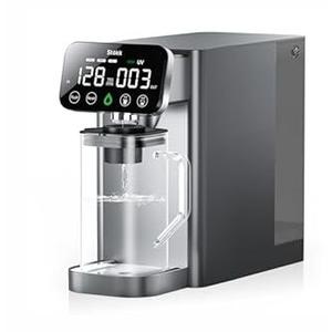 Stokk T1 Lite UV Reverse Osmosis Water Filter Countertop, Reverse Osmosis System with Carafe Alkaline Boost, 6-Stage RO Water Filtration System, NSF/ ANSI 58&372, Reduce TDS PFAS Water Purifier (Gray)