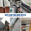 2 x Crevice Cleaning Brush - Grout Scrub Brush, House Cleaning Supplies, Gap Cleaning Tools, Home Essentials, Gifts for Women Men, Hard Bristle Crevice Cleaner Brush for Household Use, Bathroom (3PCS)