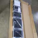 Bellemave Twin XL Loft Bed with Desk and Storage Shelves, Twin XL Loft Bed with Wardrobe and Hanging Rod, Game Loft Bed with Guardrail and Ladder(Twin XL Balck) (Black Wardrobe Shelf)