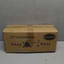 2FT Mini Christmas Tree, Artificial Tabletop Christmas Trees with 60 LED Lights, Prelit Small Christmas Tree, 100 Branch Tips, 80 Ornaments, Indoor Christmas Table Decor for Home Party