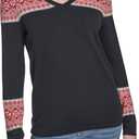 Tommy Hilfiger Women's Long Sleeve V-Neck Fairisle Pullover Sweater XS