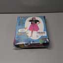 Girls Light-Up 80s Costume Set for Kids - Christmas Dress-Up, Holiday Party Decades Day Rock Star Outfit (Large, Pink)