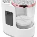 Electric Makeup Brush Cleaner Machine, Portable Automatic 2H 5H Drying Timer USB Cosmetic Brushes Cleaner Tool for All Size Beauty Makeup Brush Set, Contour, Eyeshadow