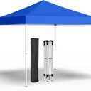 Pop Up Canopy Tent, 8x8 Outdoor Shade, Easy Set Up Tent, Portable Instant Beach Canopy Tents, Sun Shelter for Events, Parties, Camping