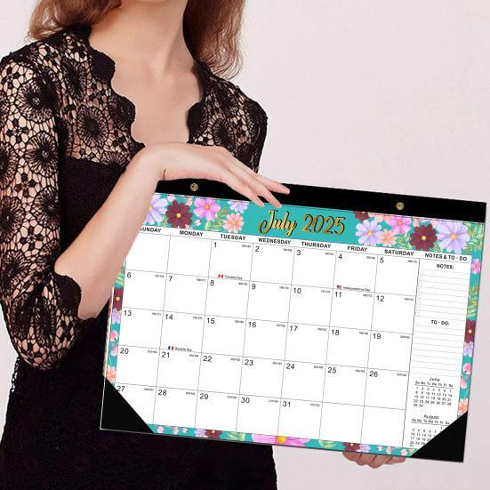 Desk Calendar 2025, AgePlace Wall Calendar, Office Supplies Desktop Monthly Calendar for Home Classroom School & Office Or teacher Gifts
