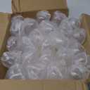 48 piece Stemless Unbreakable Crystal Clear Plastic Wine Glasses Set of 48 (10 Ounces)