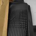 KIWI MASTER Floor Mats & Cargo Mat for 2014-2023 Jeep Cherokee (Not Grand Cherokee), Custom Fit All Weather Car Mats, Heavy Duty TPE Floor Liners, Front & Rear & Tray Trunk Mat Set, Black