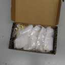 QOGRISUN 10-Pack Solid Brass Cabinet Knobs, Round Ball Gold Knobs for Dresser Drawer, 1.1-Inch Diameter, Sphere Cabinet Pulls, Brushed Brass Finish