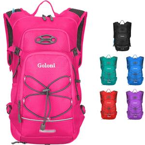 Hydration Backpack,Lightweight Hiking Backpack with 2L Water Bladder,Water Backpack for Biking, Running, Festival