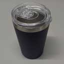 Stainless Steel Tumblers 12oz Double Wall Vacuum Travel Coffee Mugs for Home, Office, Outdoor (Black)