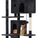 Amazon.com : FDW Cat Tree 70in Cat Tower Multi-Level Durable Cat Scratching Post & Cozy Fun Cat Jumping Platform Space Saving Cat Condo Pet Play House for Indoor Cats,Dark Gray : Pet Supplies