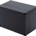 Project Box IP65 Waterproof Junction Box ABS Plastic Black Electrical Boxes DIY Electronic Project Case Power Enclosure 6.3x4.33x3.54 inch (160x110x90 mm)