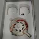 Hormsdar Hand-made Dragon and Phoenix Color-changing White Porcelain Teapot FunnyTea Set Kung Fu Tea Pot Tea Lovers Gift (Teapot + 2*Cups)