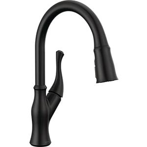 Delta Faucet Ophelia Matte Black Kitchen Faucet Black, Kitchen Faucets with Pull Down Sprayer, Kitchen Sink Faucet, Faucet for Kitchen Sink, Magnetic Docking Spray Head, Matte Black 19888Z-BL-DST Delta Faucet Ophelia Matte Black Kitchen Faucet Black, Kitchen Faucets with Pull Down Sprayer, Kitchen Sink Faucet, Faucet for Kitchen Sink, Magnetic Docking Spray Head, Matte Black 19888Z-BL-DST