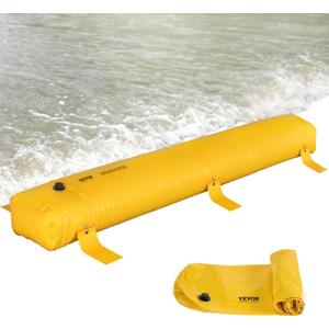 Flood Barrier, Flood Bags, Sandbag Alternative, Water Barrier for Flooding with Great Waterproof Effect, Reusable PVC Water Diversion Tubes, Lightweight Flood Barriers for Home, Door, Garage(12FT*6in)