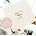 Lamare Baby First Year Book – Baby Memory Book for Girls & Boys - Baby Milestone Book from Pregnancy to Childhood – Cute Baby Book Keepsake Gift
