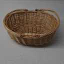 Dicunoy Wicker Picnic Basket with Handle, Large Empty Gift Basket to Fill, Open Top Market Harvest Baskets for Garden, Fruit, Candy, Wine, Easter Egg Gathering, Wedding, Vegetables