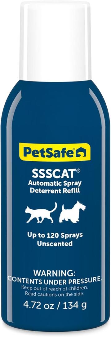 PetSafe SSSCAT Refill Can for Motion Activated Automatic Spray Pet Deterrent for Cats and Dogs