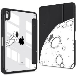CISSOOK Compatible with iPad 11 Inch 2025 (A16) Case / 10.9 inch iPad 10th 2022 with Apple Pencil Holder, Auto Wake/Sleep, White Ditsy Floral Protective Cover