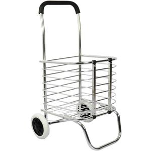 Multifunction Portable Hand Trucks,Trolleyshopping Trolley Aluminum Alloy Antirust Foldable Shopping Cart Trolley Old Man Dual Use, Load 35 Kg, 8 Styles,G
