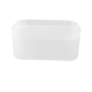 1Pc Cosmetic Storage Case Dust Box for Organizing Makeup Accessories Lightweight Design for Home Use with Capacity for Desk Vanity