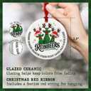 4 x Funny Beer Christmas Ornament 2025 - Rein-Beers Ornament for Tree, Hilarious Holiday Decoration for Beer Lovers, White Elephant Gift, or Coworker Exchange Present