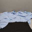 Women's Casual Dress, Knit Bustier Docking Dress, Blue  2XL