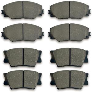 D1211 D1212 Front & Rear Ceramic Disc Brake Pads Kit For Pontiac Vibe 2009-2010,For Toyota Matrix 2009-2013,For Toyota For RAV4 2011-2015 8PCS