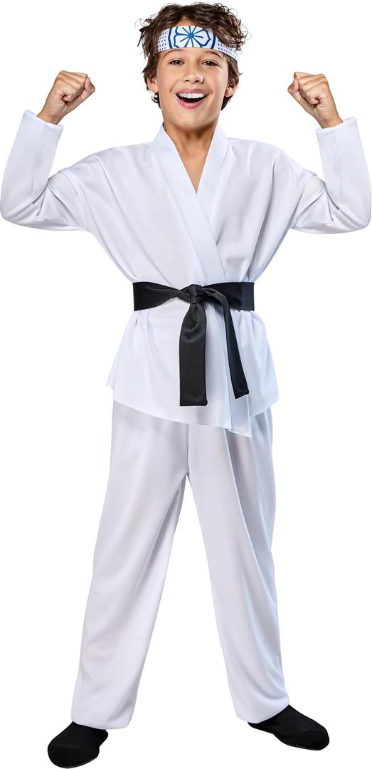 Rubies Karate Kid Costume Gi for Kids, Boys Costume, 7-8 yrs old (M)