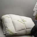 Mattress Topper Queen Size, Cooling Extra Thick Breathable Viscose Made from Bamboo Mattress pad, Soft Quilted Fitted Mattress Cover with 1000 GSM Down Alternative Fill (8-21Deep Pocket) (White)