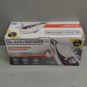 BLACK+DECKER IR1350S Professional Steam Iron with Stainless Steel Soleplate and ExtraLong Cord, Purple
