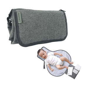 Dreambaby Fold and Go Baby Changing Pad - Portable Diaper Changing Pad - Organizer Pockets, Cushioned, Foldable Changing Mat Fits in Diaper Bag for Easy On the Go Diaper Changing Pad, Great for Travel 