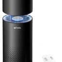 Afloia Humidifier and Air Purifier in One, Air Purifier and Evaporative Humidifier Combo for Home, 24dB Quiet Air Cleaner Remove Pets Dust Dander Hair Allergy Pollen Smoke Smell for Room, Black