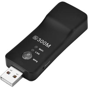 Mini WiFi Range Extender, 300M High Speed USB Wireless Repeater WiFi Booster Signal Amplifier for Smart TV, Laptop, Mobile Phone, Tablet (Black)